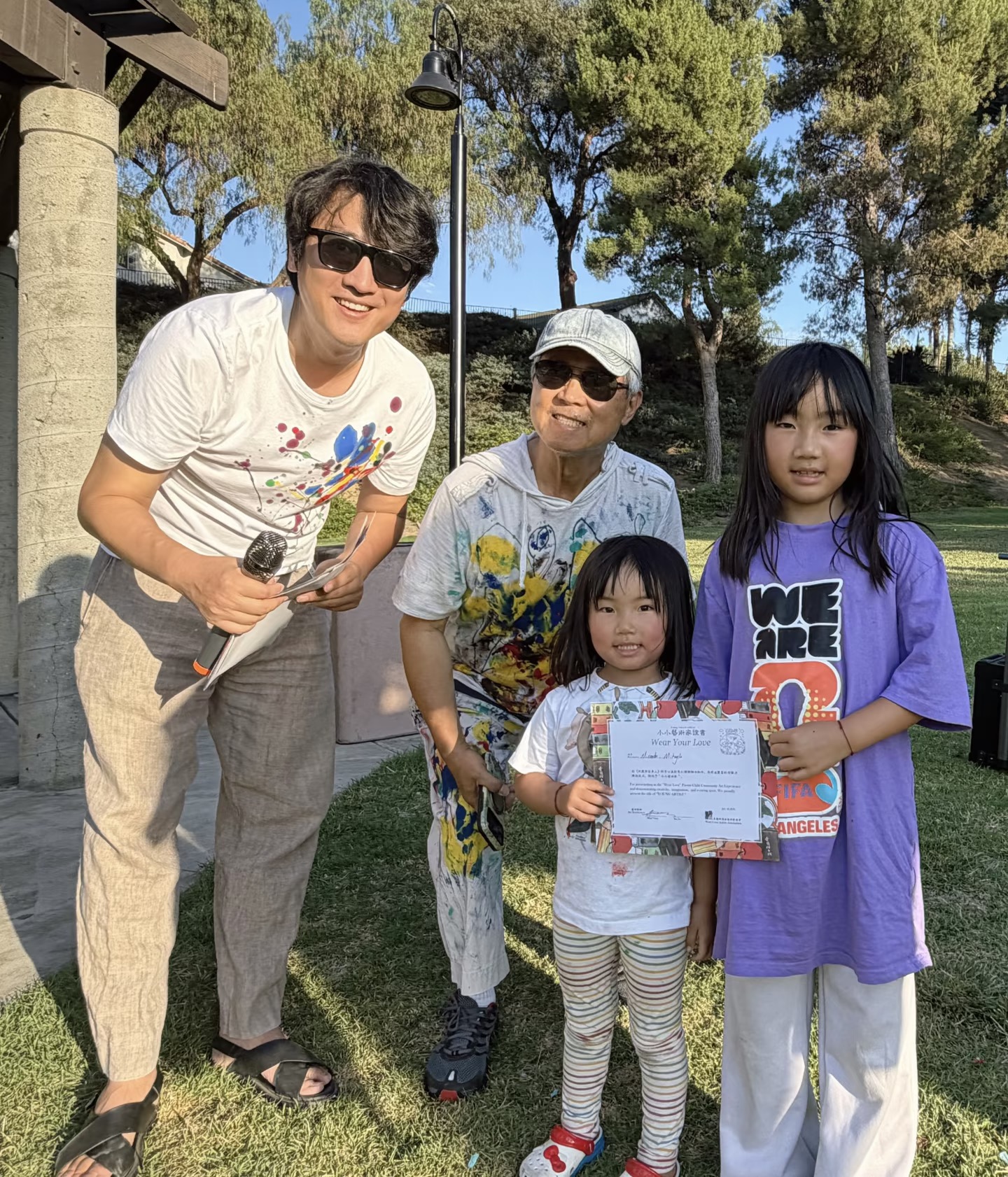 Community arts mentors and young participants